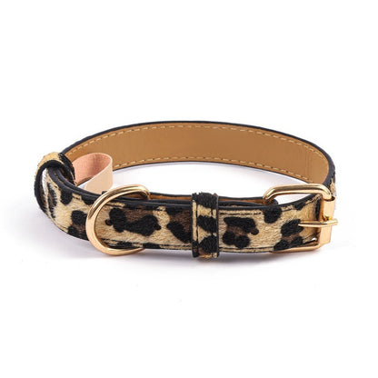 Leopardfärgat halsband